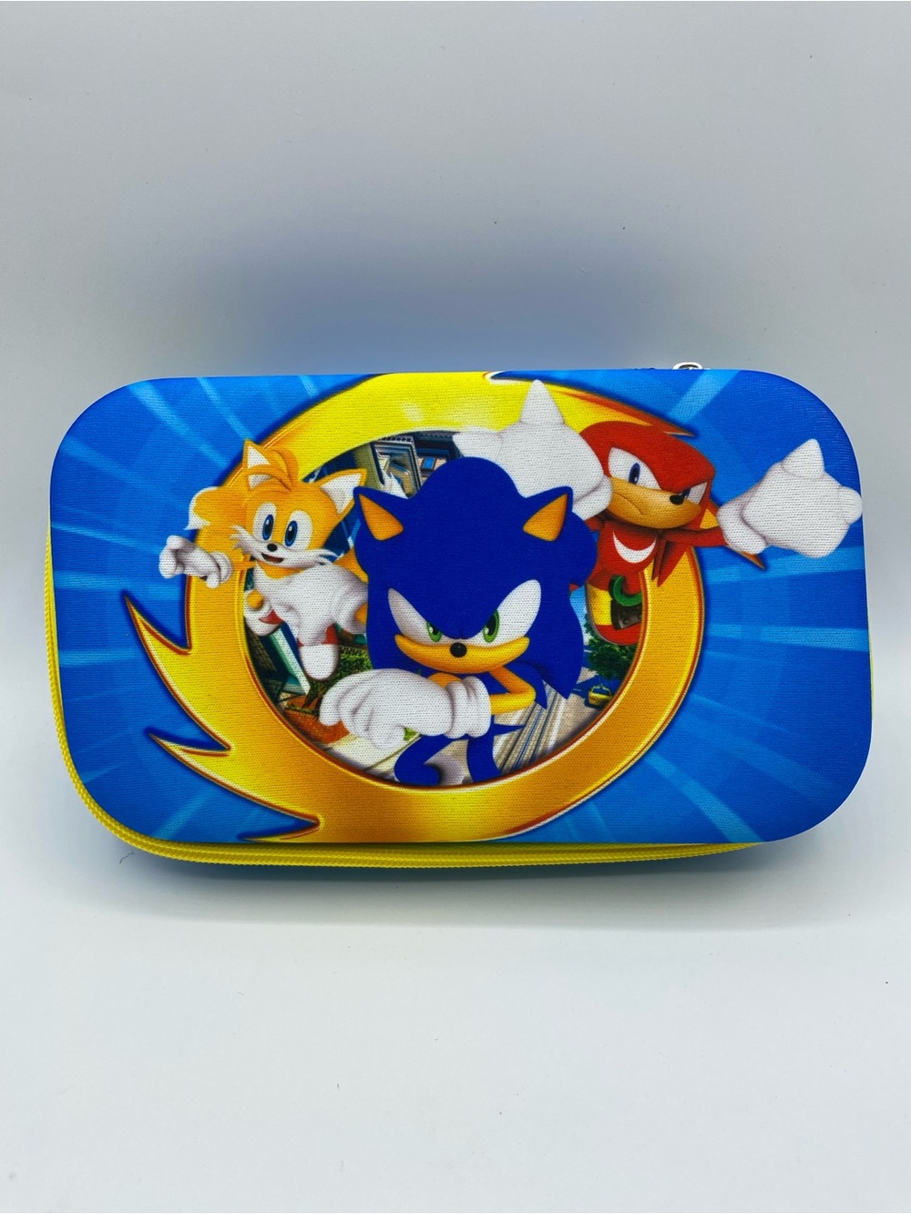 Sonic the Hedgehog Pencil Case Set with Stickers and Gel Pens for Kids